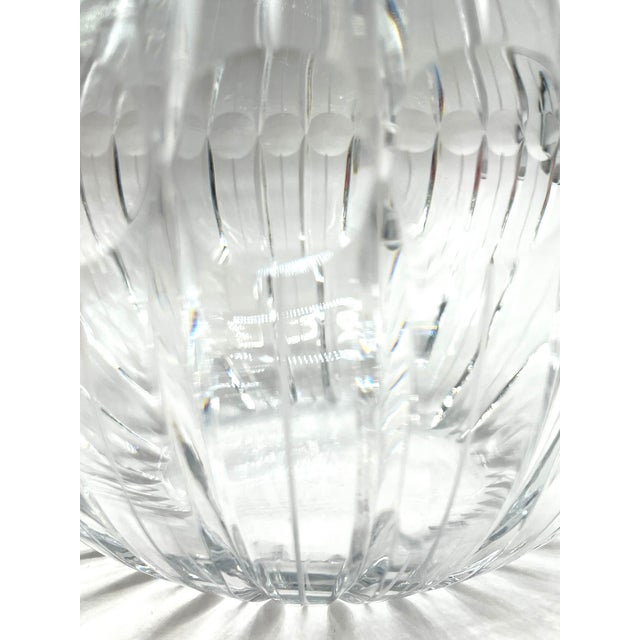 Mid-Century Modern Vase in Lead Crystal For Sale - Image 12 of 15