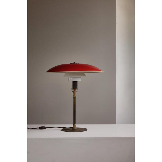 Louis Poulsen Model 5/3 Table Lamp by Poul Henningsen for Louis Poulsen, Copenhagen, Denmark, 1920s For Sale - Image 4 of 18