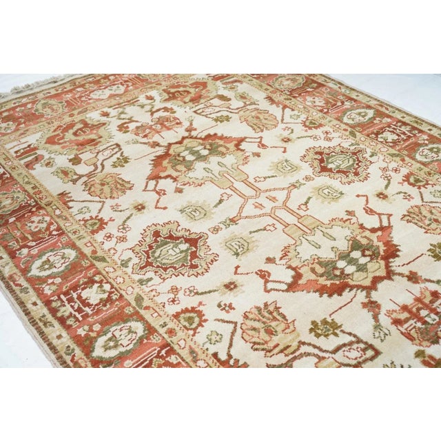 Textile Oushak Rug 6' X 9' For Sale - Image 7 of 11