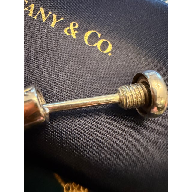 Silver Tiffany & Co. Miniature Sterling Silver Traveling Perfume Flask and Funnel Set, Monogrammed W. F. For Sale - Image 8 of 12