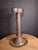 American Antique 19thC Sheet Tin Betty Lamp Integrated Saucer Stand Primitive Fat Oil For Sale - Image 3 of 18