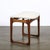 Brown Mid-Century Sculptural Walnut Stool in Holly Hunt Bouclé Vamdrup Stolefabrik For Sale - Image 8 of 12