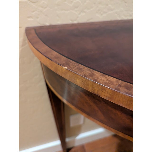 Henkel-Harris Federal Inlaid Mahogany Console Table For Sale In Phoenix - Image 6 of 7