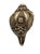 A beautifully hand-carved decorative conch shell featuring an intricate relief of Shakyamuni Buddha, the historical...