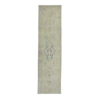 Turkish Oushak Runner Rug 2'10" x 16'3" #17821 For Sale