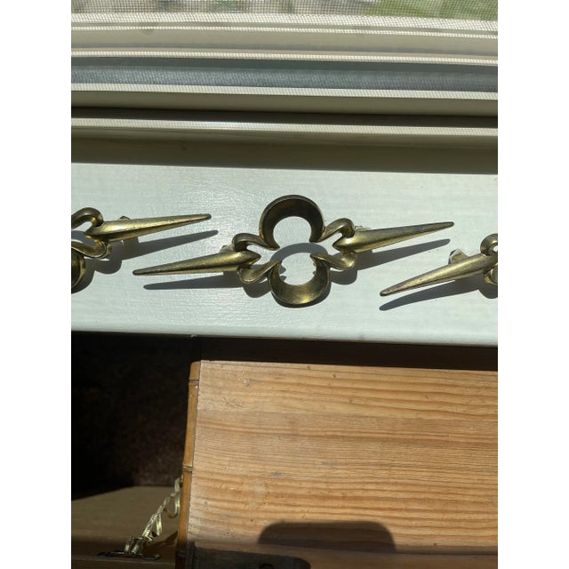 60s / 70s Mid-Century Replacement Hardware Brass - Set of 3 For Sale - Image 12 of 12