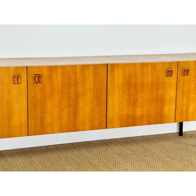 Vintage Scandinavian Teak Sideboard, 1960 For Sale - Image 12 of 18