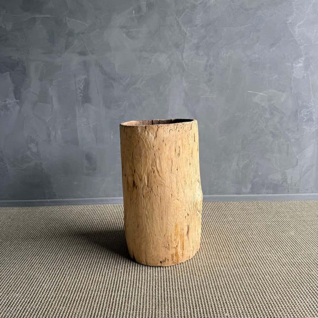 1950s Old Hollowed Out Tree Stump Vessel For Sale In Los Angeles - Image 6 of 8