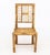 Wood Chinese Chippendale Style Bamboo Side Chair For Sale - Image 7 of 9