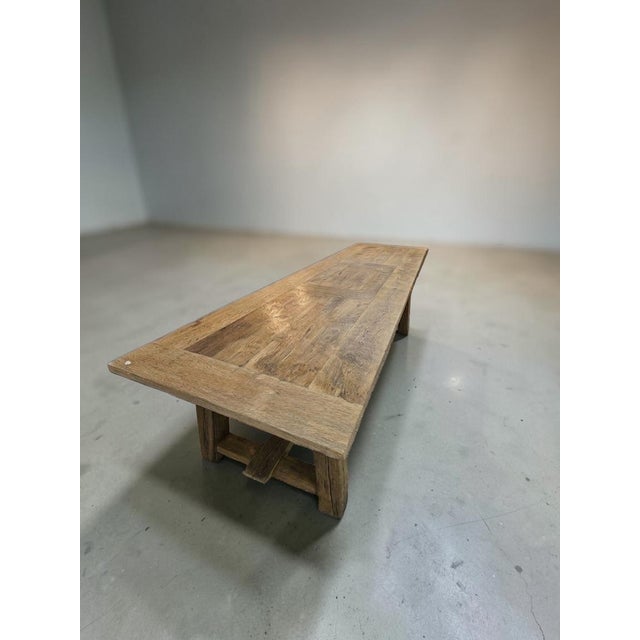 Belgian Style Oak Table, 2001 For Sale - Image 6 of 6