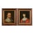 Pr. 17th C. European Pendant Portraits, Gustavus Adolphus & Maria Eleonora For Sale