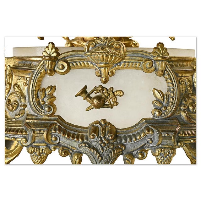 Mantel Clock in Golden Regula For Sale - Image 6 of 8