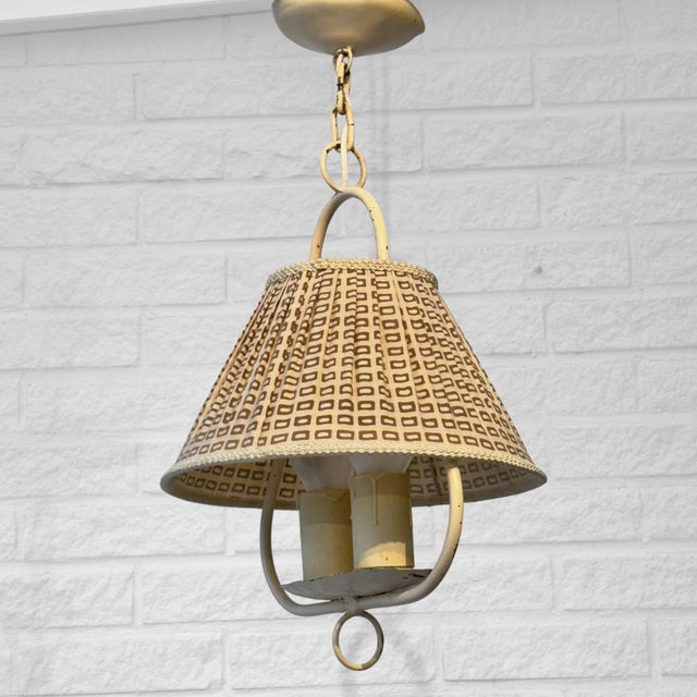 Vintage Scandinavian Pendant Lamp, 1940s For Sale - Image 4 of 10