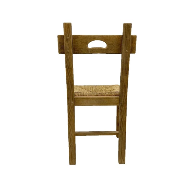 1970s Vintage French Rush Seat Chairs - Set of 4 For Sale In New Orleans - Image 6 of 8