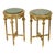 Beautiful pair of French antique side tables in classic Empire style, not entirely identical high-quality plant tables or...