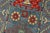 Textile Kazak Runner 2’7” X 9’9” Blue Wool Tribal Hand-Knotted Oriental Rug For Sale - Image 7 of 13