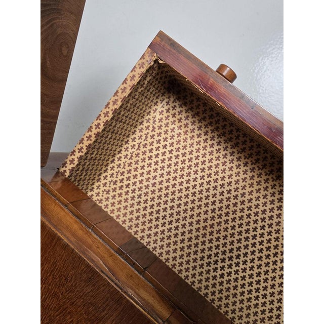 Brown Art Deco Walnut Cocktail/Bar Cabinet, 1930s For Sale - Image 8 of 10