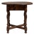 1970s French Chestnut Brown Neo-Renaissance Oak Table in Original Patina For Sale