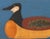 Blue American Folk Art Goose and Floral Motifs Polychrome Painted Pine Footstool For Sale - Image 8 of 9