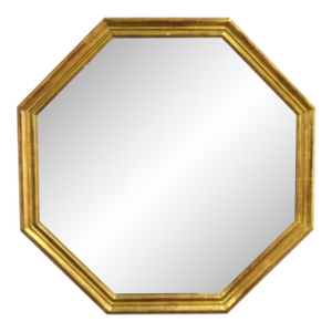 Very Fine Gilt Heydenryk Hexagon Mirror