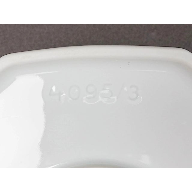 Ceramic Vintage Versace Rosenthal Gorgona Medusa Gold Greek Key Porcelain Trinket Jewelry Box For Sale - Image 7 of 10