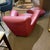 2000 - 2009 David Linley Aston Arm Chair W/ Ottoman in Burgundy For Sale - Image 5 of 7