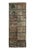Discover the charm of this antique arched door, crafted from solid teak wood and featuring a rustic aged white finish....
