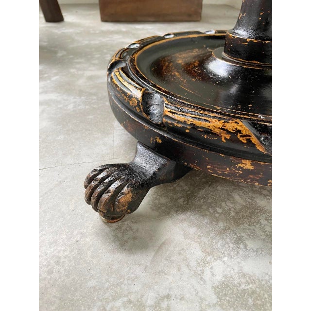 Pedestal Table with Lion Paws, 1900s For Sale - Image 17 of 18