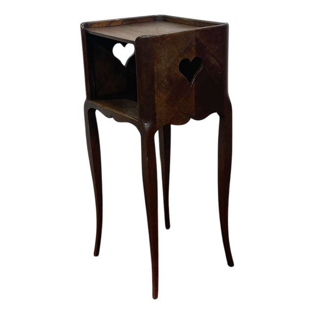 Antique Cherrywood Bedside Table, 1800s For Sale