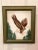 Mid 20th Century Flying Eagle and Evergreens Framed Textile Art Needlepoint Cross Stitch For Sale - Image 5 of 7