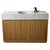 Ventaglio Concrete and Cedar Vanity Sink by Baka Studio For Sale - Image 6 of 6