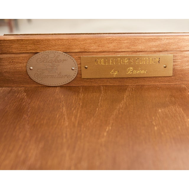 Baker Collector's Edition Georgian Mahogany Writing Table Desk For Sale In Sacramento - Image 6 of 18