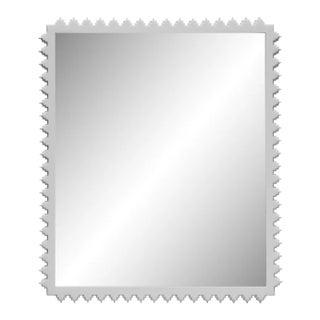 Fleur Home Carnival Muses Rectangle Mirror in Graytint, 36x47.5 For Sale