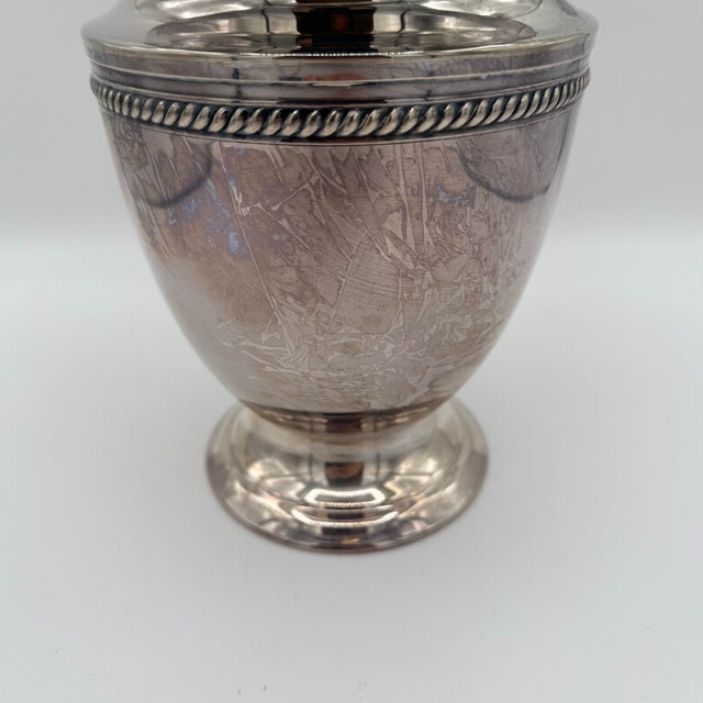 Early 20th Century English Georgian Revival Style Silverplate Water Pitcher, Early 20th Century For Sale - Image 5 of 9