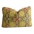 Designer Clarence House Saratoga Fabric Feather/Down Pillow For Sale
