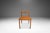 Wood Set of Four (4) Restored Mid-Century Danish Modern Dining Chairs in Teak & Leather Attributed to Poul M. Volther for Frem Røjle, Demark, C. 1960's For Sale - Image 7 of 18