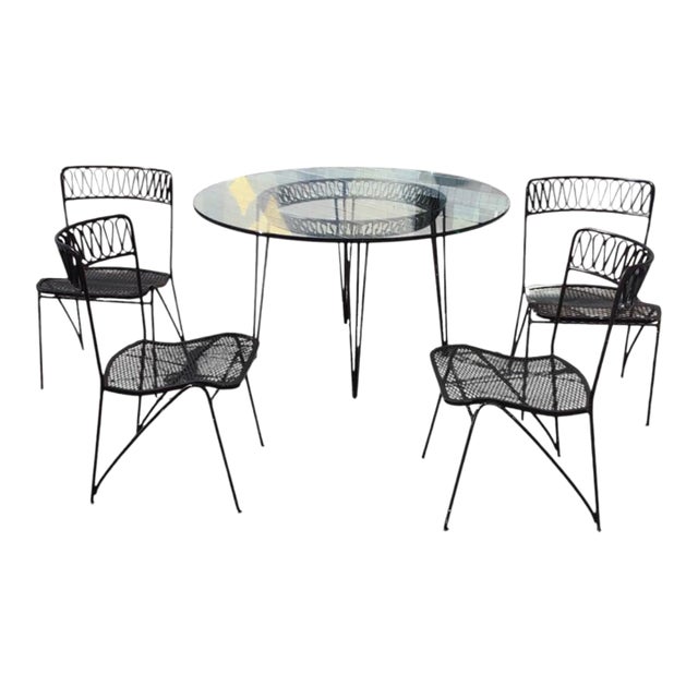 1950s Attributed to Umanoff & Tempestini for Salterini Table & Chairs For Sale