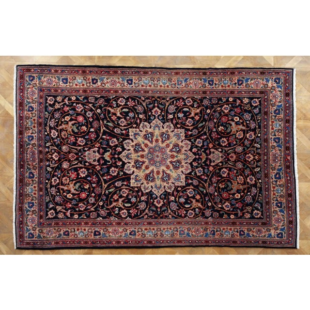 Middle Easterm Takab Bidjar Rug For Sale - Image 13 of 13