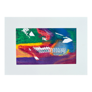 Multi Colored Grid Abstract by Les Anderson