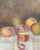 Antique Still Life of Bread and Apples Artist Unknown For Sale - Image 4 of 9