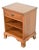 Davis Cabinet Co. American Colonial Chippendale Carved Solid Cherry Wood Nightstand, Circa 1960s For Sale