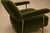 Brazilian Modern Pair of Armchairs in Aged Brass & Olive Green Mohair by Joaquim Tenreiro, 1950s For Sale - Image 11 of 17