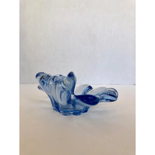 Murano Summeroso Blown Glass Blue Ashtray - Candy Dish. A lovely little tabletop accent piece!