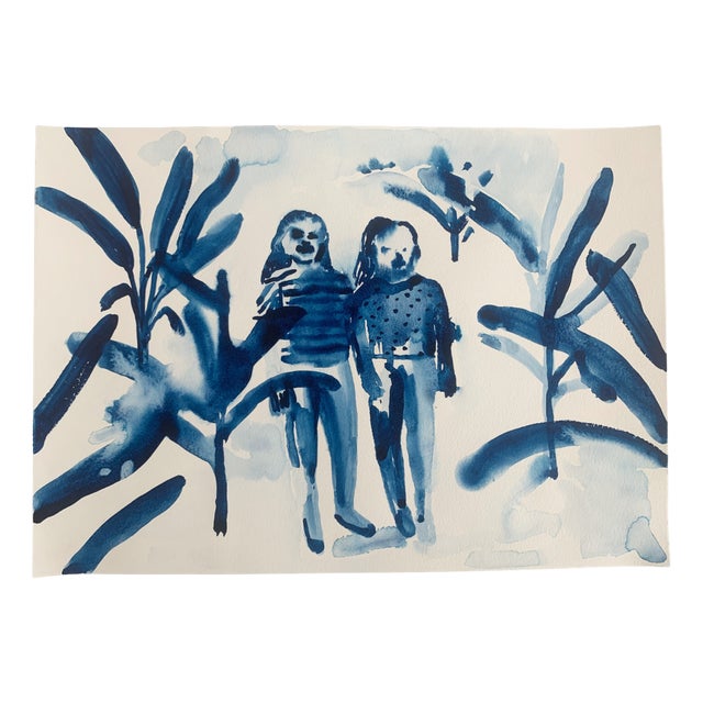 Hanna Ilczyszyn, Jungle, Watercolour, 2022 For Sale