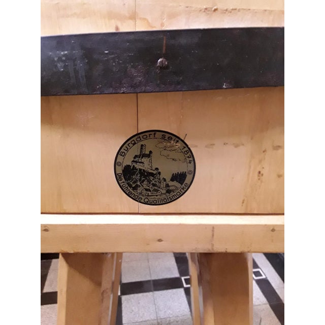 Vintage Chopping Board from Burgdorf-Blöcke For Sale - Image 6 of 9