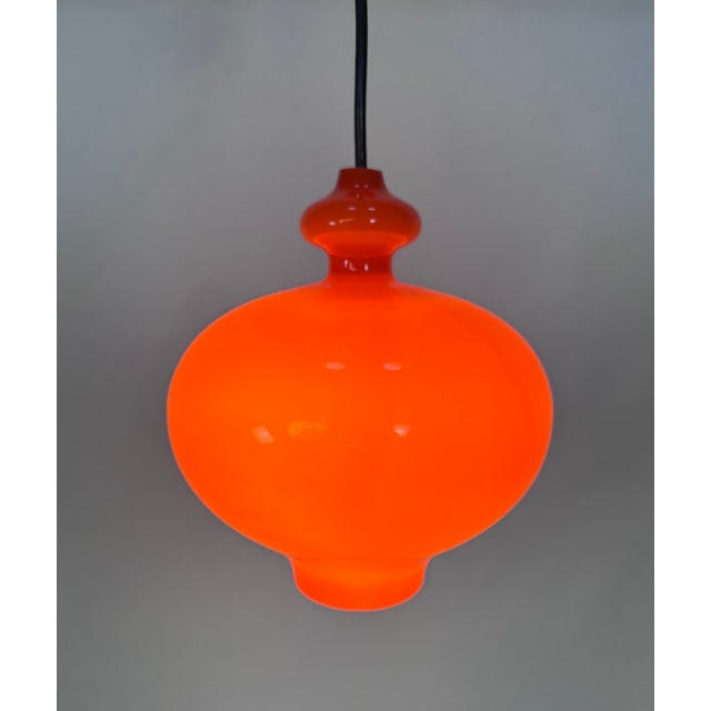 1960s Glass Hanging Lamp by Hans Agne Jacobsson for Staff, 1960s For Sale - Image 5 of 18