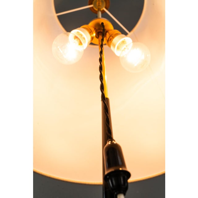 Floor Lamp with Fabric Shade by Rupert Nikoll, Vienna, Austria, 1950s For Sale - Image 15 of 18