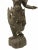 Wood Antique 1920s Carved Khamphi Rosewood Burmese Temple Guardian Statue For Sale - Image 7 of 10