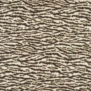 Sample - Schumacher Animaux Fabric in Bark For Sale