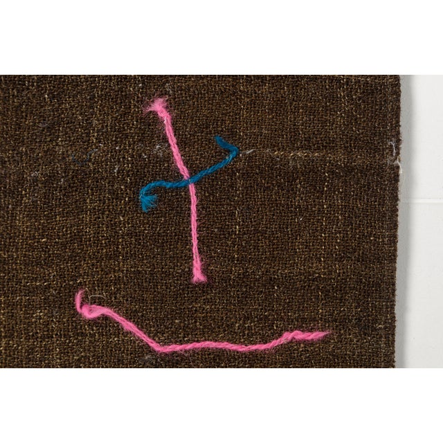 Off-white Colourful Anatolian Wool Vintage Kilim Rug For Sale - Image 8 of 10
